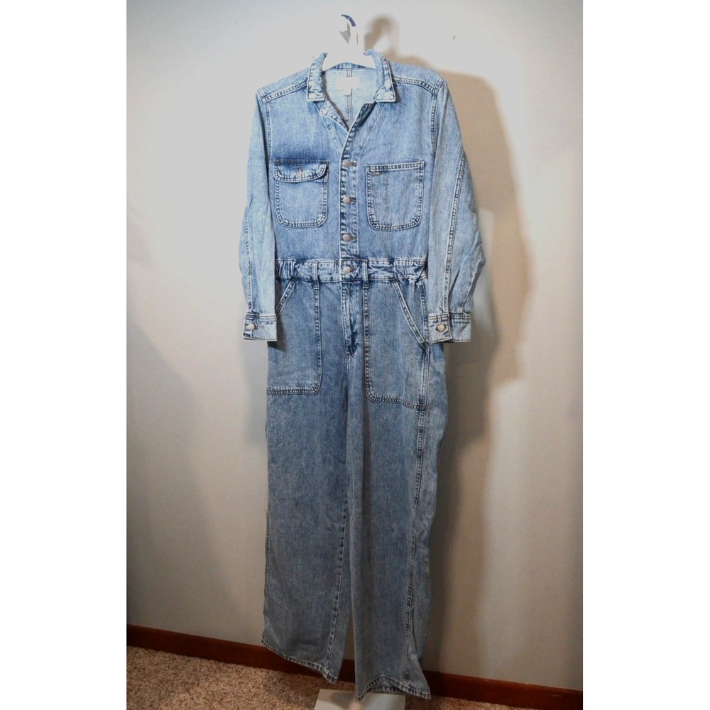 Universal Thread Denim Utility Jumpsuit NEW Rosie-the-Riveter Vibe Women Size 8R